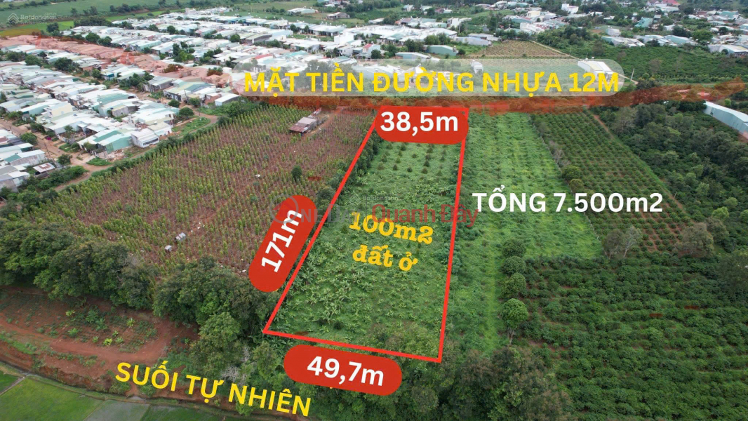 SUPER REAL ESTATE PRODUCT ONLY FOR BUSINESS RICHES IN HOMESTAY, ECOLOGY OR LAND DIVISION FOR SALE IN PLEI KU | Vietnam | Sales đ 8.7 Billion