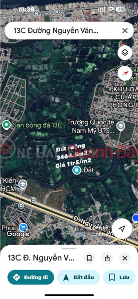 Bán đất ruộng HCM view sông HCM phù hợp đầu tư lâu dài - gần khu dân có tiềm năng tương lai Niêm yết bán