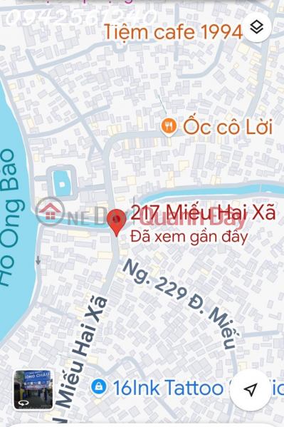 House and land for sale on Mieu Hai Xa Street (Hai Phong, Le Chan District),Vietnam Sales, đ 42.72 Billion