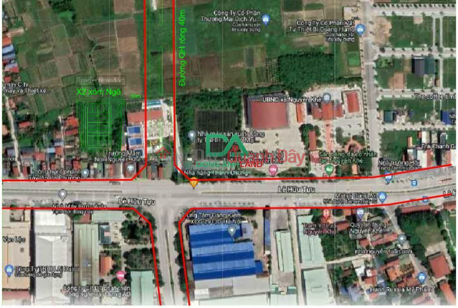 Property Search Vietnam | OneDay | Residential Sales Listings Land for sale at auction X2 in Ngo Khe Nu Nguyen Khe Dong Anh village with cheap price