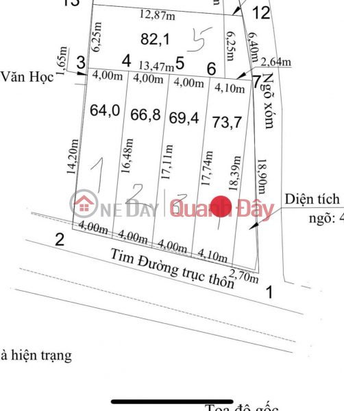 1.7x tỷ – 73.7m2 Tú Sơn Kiến Hải Zalo 0567222555, Việt Nam, Bán | đ 1,78 tỷ