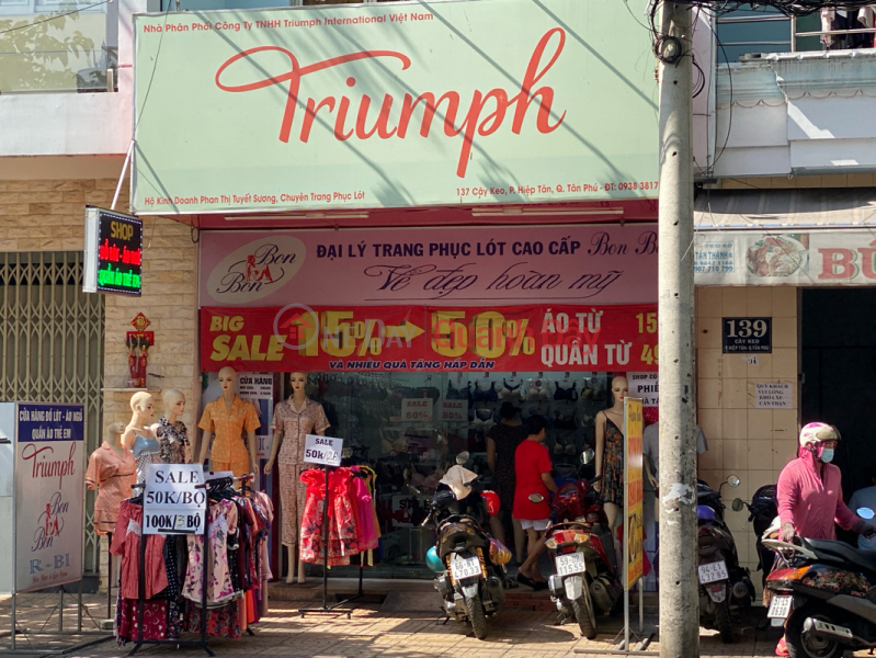 Đại lý đồ lót cao cấp Triump - 133 Cây Keo (High-end underwear dealer Triump - 133 Cay Keo) Tân Phú | ()(3)