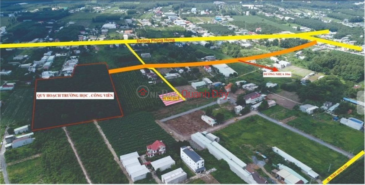 Land for sale near Bien Hoa city at very attractive price, pay the selling price, Vietnam, Sales ₫ 1.58 Billion