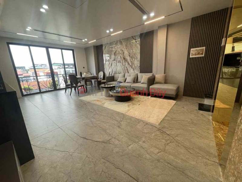 đ 14.9 Billion Beautiful house in Hong Tien, 45m x 6 floors, 5m frontage, garage, full furniture