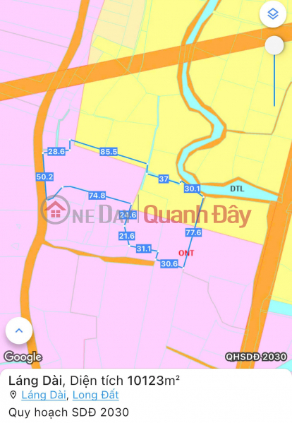 Property Search Vietnam | OneDay | Residential Sales Listings, OWNER - LARGE LAND FOR SALE NEAR THE SEA, INDUSTRIAL PARK Lang Dai Commune, Long Dat District, Ba Ria - Vung Tau.