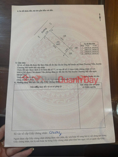 đ 2 tỷ CHÍNH CHỦ CẦN BÁN 2 LÔ ĐẤT 115,7M VÀ 104,5M TẠI XUÂN MAI-CHƯƠNG MỸ-HÀ NỘI