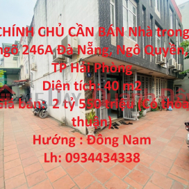 GENERAL FOR SALE House in lane 246A Da Nang, Ngo Quyen, Hai Phong city _0