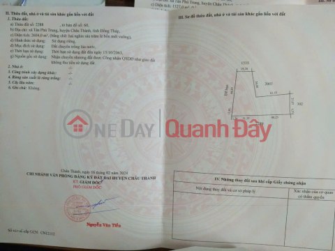 CƠ HỘI ĐẦU TƯ GIÁ TỐT - Chính Chủ Bán 2 Mảnh Đất Nông Nghiệp xã Tân Phú Trung, Châu Thành, Đồng Tháp _0