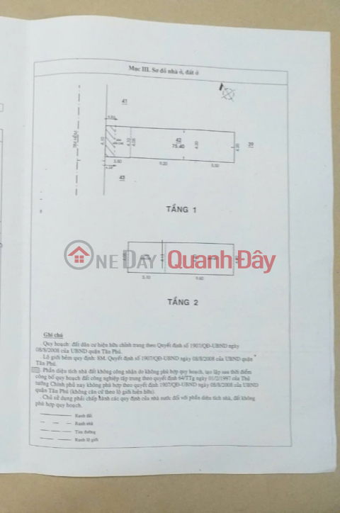 HXH Lê Trọng Tấn – Tân Phú, 4x18m, cách MT 30m _0