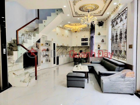 NHÀ ĐẸP THANG MÁY, NGANG 10M, HẺM XE HƠI HUỲNH TẤN PHÁT, 8.5 TỶ _0