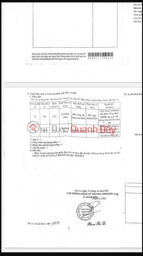 Owner needs to quickly sell a plot of land in the Meteorological Sub-area, Moc Chau Farm Town, Moc Chau, Son La _0