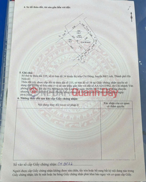 Bán Gấp! Đất 2 Mặt Thoáng Hiếm Có Tại Chi Đông - Mê Linh, Chỉ 4.05 Tỷ _0