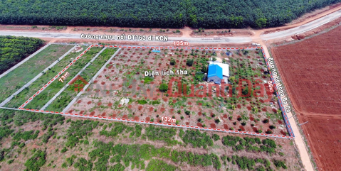 Selling 1ha of garden house with 2 frontages of 32m asphalt road near Phu Tuc Industrial Park _0