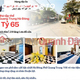 Bán nhà tập thể ngõ Quang Trung Hà Đông Hà Nội.
Tầng 1 oto vào tận nơi _0