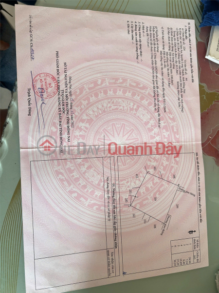 Property Search Vietnam | OneDay | Residential Sales Listings | OWNER'S LAND - GOOD PRICE - Urgent Sale of Land Lot in Tam An Commune, Long Thanh District, Dong Nai