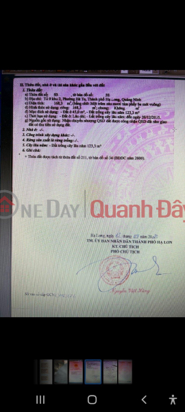 Property Search Vietnam | OneDay | Residential | Sales Listings BEAUTIFUL LAND - GOOD PRICE - FOR QUICK SALE Beautiful Land Lot in Ha Tu Ward - Ha Long