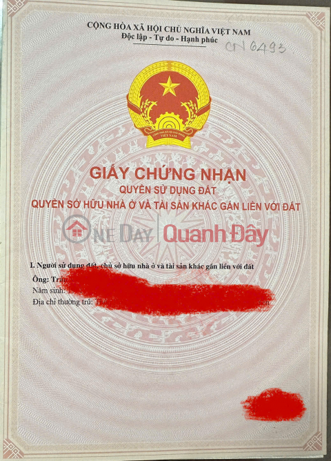 LAND FOR SALE IN SON GIANG COMMUNE – SONG HINH DISTRICT, PHU YEN PROVINCE _0