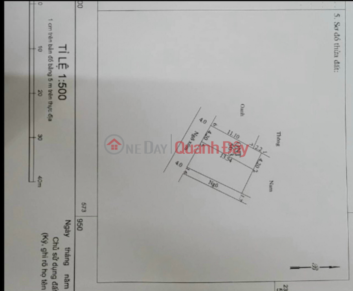 56.3m2 at Chuc Ly Chuc Son - Near the market - Near the hospital - Near the seventh street - About 500m from the 6th street - Alley Sales Listings