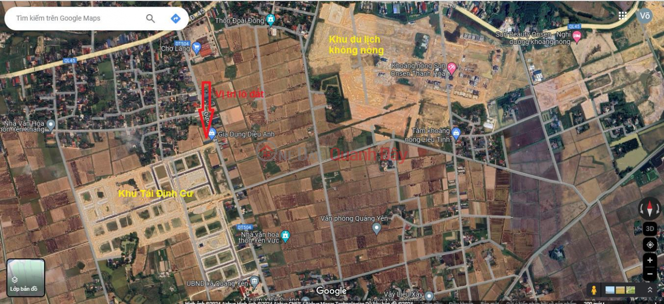 BEAUTIFUL LAND - GOOD PRICE - Urgent Sale Beautiful Land Lot on Road 504, Quang Yen Commune, Quang Xuong, Thanh Hoa Sales Listings