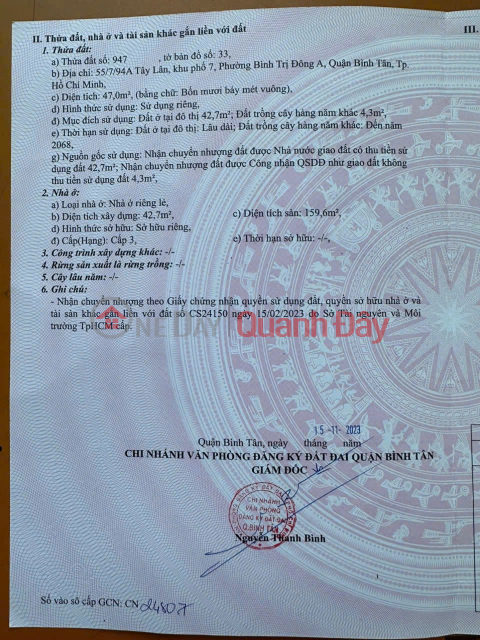 BEAUTIFUL HOUSE - GOOD PRICE FOR SALE HOUSE at Tay Lan Street, Binh Tri Dong A Ward, Binh Tan District, HCM _0