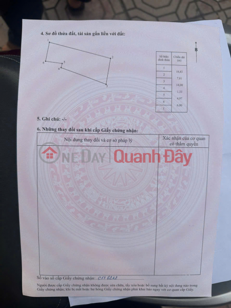 Property Search Vietnam | OneDay | Nhà ở, Niêm yết bán, Bán lô đất 121m2 ( full thổ cư) Thuộc Xã Cao Đức - Bắc Ninh.
