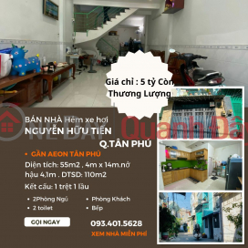 CHÍNH CHỦ bán nhà HXH Nguyễn Hữu Tiến 55m2, 1Lầu, 5tỷ _0