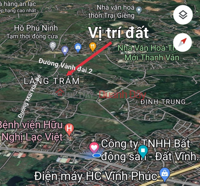 Bán đất xóm Chám, Định Trung, Vĩnh Yên giá 1,3 tỷ, Việt Nam, Bán đ 1,3 tỷ