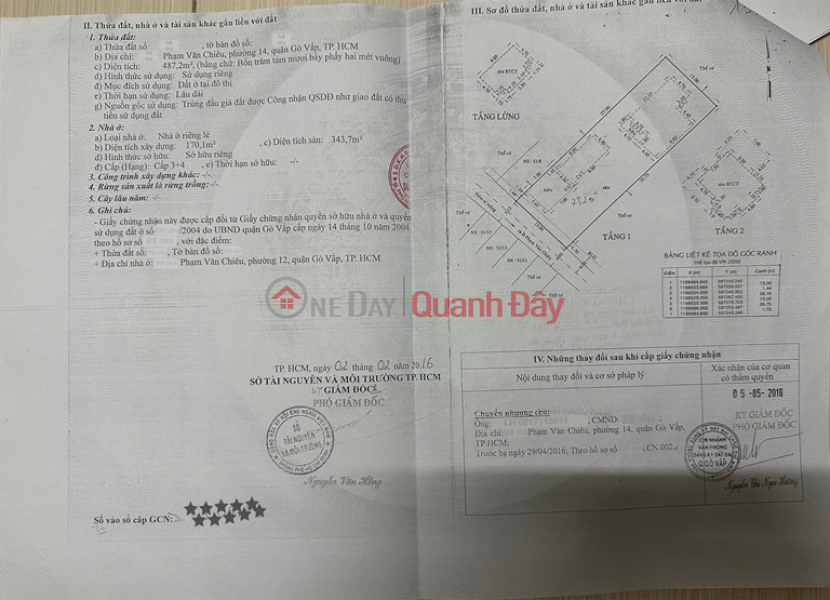 Property Search Vietnam | OneDay | Residential, Sales Listings, BEAUTIFUL LAND FOR URGENT SALE - 2 AVAILABLE 3-level HOUSES ON THE LAND, 10 BILLION VND discount, Ward 14, Go Vap