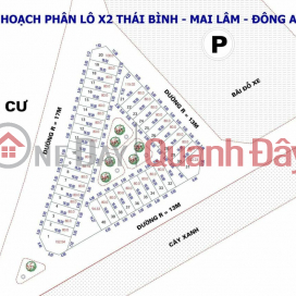 Bán đất đấu giá khu X2 Thái Bình, xã Mai Lâm. DT 1 lô 80m2, mặt tiền 5m, giá đầu tư _0
