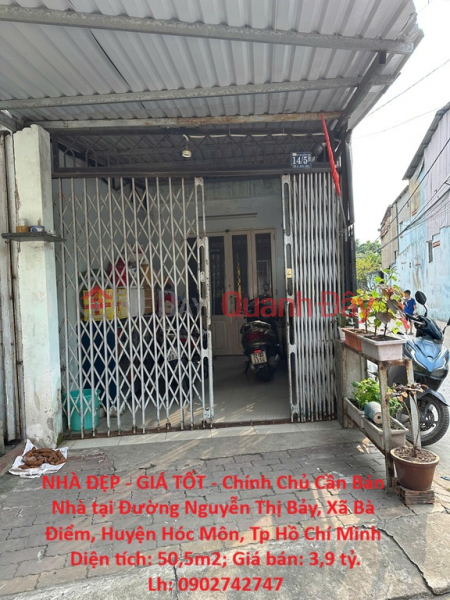 NHÀ ĐẸP - GIÁ TỐT - Chính Chủ Cần Bán Nhà tại Huyện Hóc Môn, Tp Hồ Chí Minh Niêm yết bán