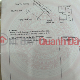 Land plot for sale in the center of Xuan La, Thanh Son, 63.8m² – rare wide frontage, accessible alley, price 1.2x billion VND. ZALO 0567 222 555 _0