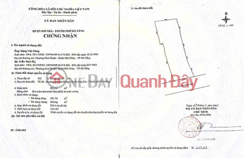 CHÍNH CHỦ BÁN ĐẤT ĐƯỜNG LÊ HỮU TRÁC, AN HẢI ĐÔNG, SƠN TRÀ, ĐÀ NẴNG – Cực Kỳ Tiềm Năng. _0
