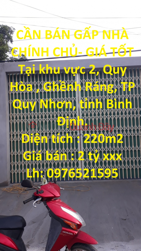 URGENT SALE GENUINE HOUSE- GOOD PRICE In Quy Nhon City, Binh Dinh Province _0