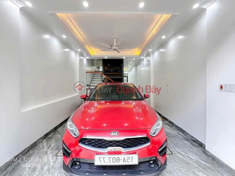 Property Search Vietnam | OneDay | Residential | Sales Listings Thien Loi House - Vinh Niem, 88m2, 4 floors, corner lot, brand new, car alley, Price 6.9 billion with yard and gate