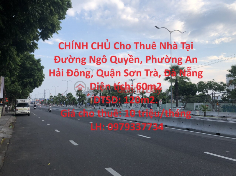 OWNER House for Rent at Ngo Quyen Street, An Hai Dong Ward, Son Tra District, Da Nang Rental Listings