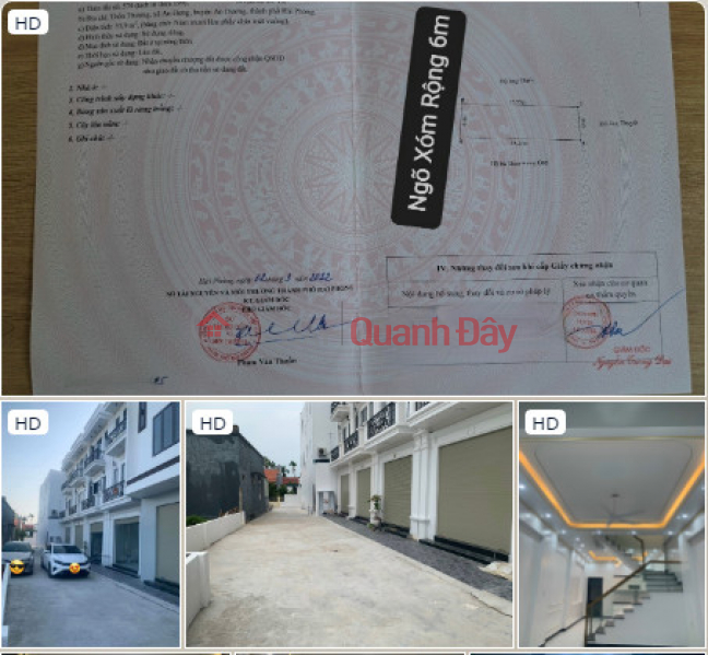 Property Search Vietnam | OneDay | Residential, Sales Listings The owner needs to sell a 3-storey house in Thuong Hamlet - An Hung Commune - An Duong - Hai Phong.