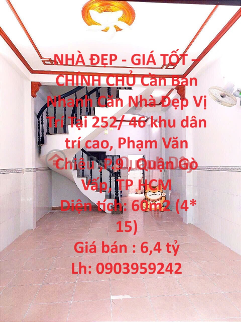 BEAUTIFUL HOUSE - GOOD PRICE - OWNER Needs to Sell Quickly Nice House Located in Go Vap District _0