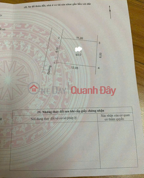 Property Search Vietnam | OneDay | Nhà ở Niêm yết bán Bán đất tổ 9, Quang Minh, Mê Linh. Gần bìa làng, đường thông, oto tránh, gần KCN