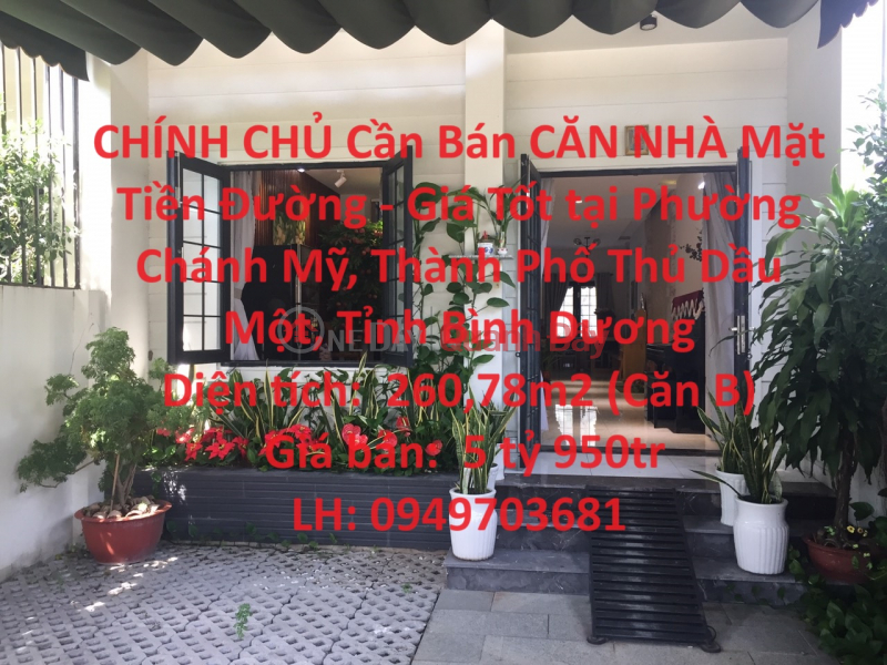 OWNER Needs to Sell a HOUSE Fronting the Street - Good Price in Chanh My Ward Sales Listings