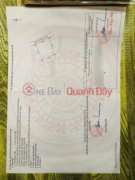 Property Search Vietnam | OneDay | Residential, Sales Listings | Rare land for sale in Tinh Hai Duong Kinh - profitable investment, only from 1x million\\/m² - ZALO 0567 222 555