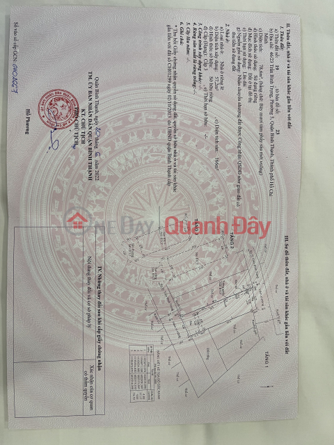 Bán căn nhà hẻm xe hơi tại 46/23 Trần Bình Trọng, quận Bình Thạnh, Hồ Chí Minh. _0