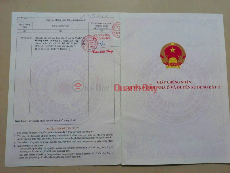 NHÀ VỊ TRÍ ĐẸP – GIÁ TỐT – CHÍNH CHỦ BÁN NHÀ TẠI Phường 17 , Gò Vấp , HCM, Việt Nam Bán đ 3,7 tỷ
