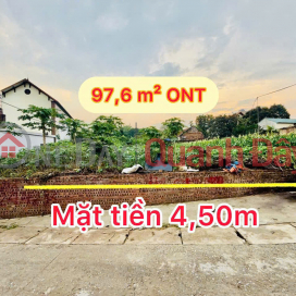 Beautiful land - Good price Dong Yen, Quoc Oai - Residential area full residential land 97.6m2 _0