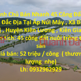 Quick sale by owner 45 Cong Land Prime Location In Kien Luong - Extremely Cheap Price _0