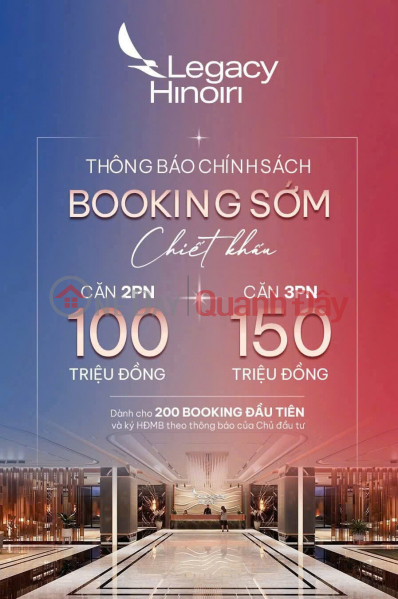 đ 4 tỷ MỞ BÁN CHUNG CƯ CAO CẤP - LEGACY HINOIRI PHÚ CÁT - Cơ hội an cư lý tưởng