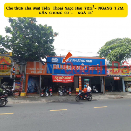 Cho thuê nhà Mặt Tiền Thoại Ngọc Hầu 72m² - NGANG 7.2M _0