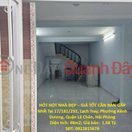 HÓT HÓT NHÀ ĐẸP – GIÁ TỐT CẦN BÁN GẤP NHÀ Tại Phường Kênh Dương, Quận Lê Chân, Hải Phòng _0