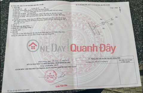 BEAUTIFUL LAND - GOOD PRICE - OWNER FOR SALE AT 623, DT 741 Street, An Binh Commune, Phu Giao District, Binh Duong _0