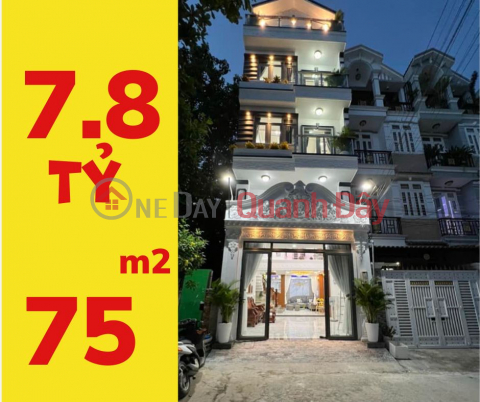 House for sale in Front Street No. 51, Tan Quy, District 7, 3 floors, 5mx15m, price only 7.8 billion _0