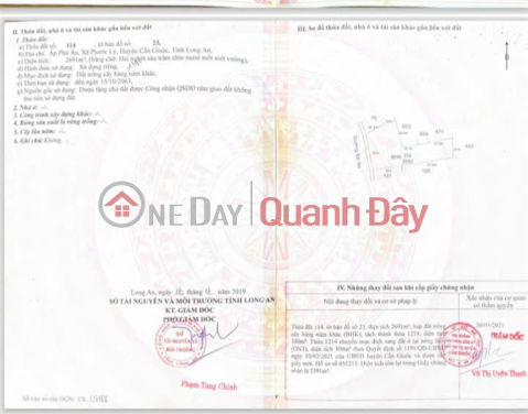 ĐẤT ĐẸP - ĐẦU TƯ SINH LỜI - Cần Bán Gấp Lô Đất Tiềm Năng Xã Phước Lý, Cần Giuộc, Long An _0